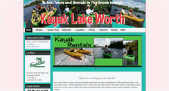 Desktop Screenshot of kayaklakeworth.com